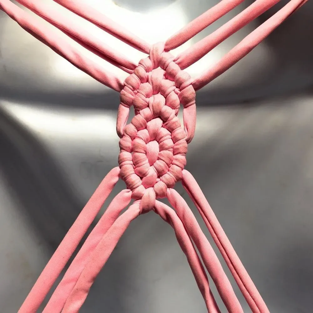 Frankie’s Bikinis Pink Bikini Top‎